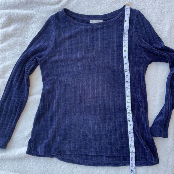 Dana Buchman Blue Super Soft Crew Neck Blue Sweater Women’s - Size M - Picture 6 of 7